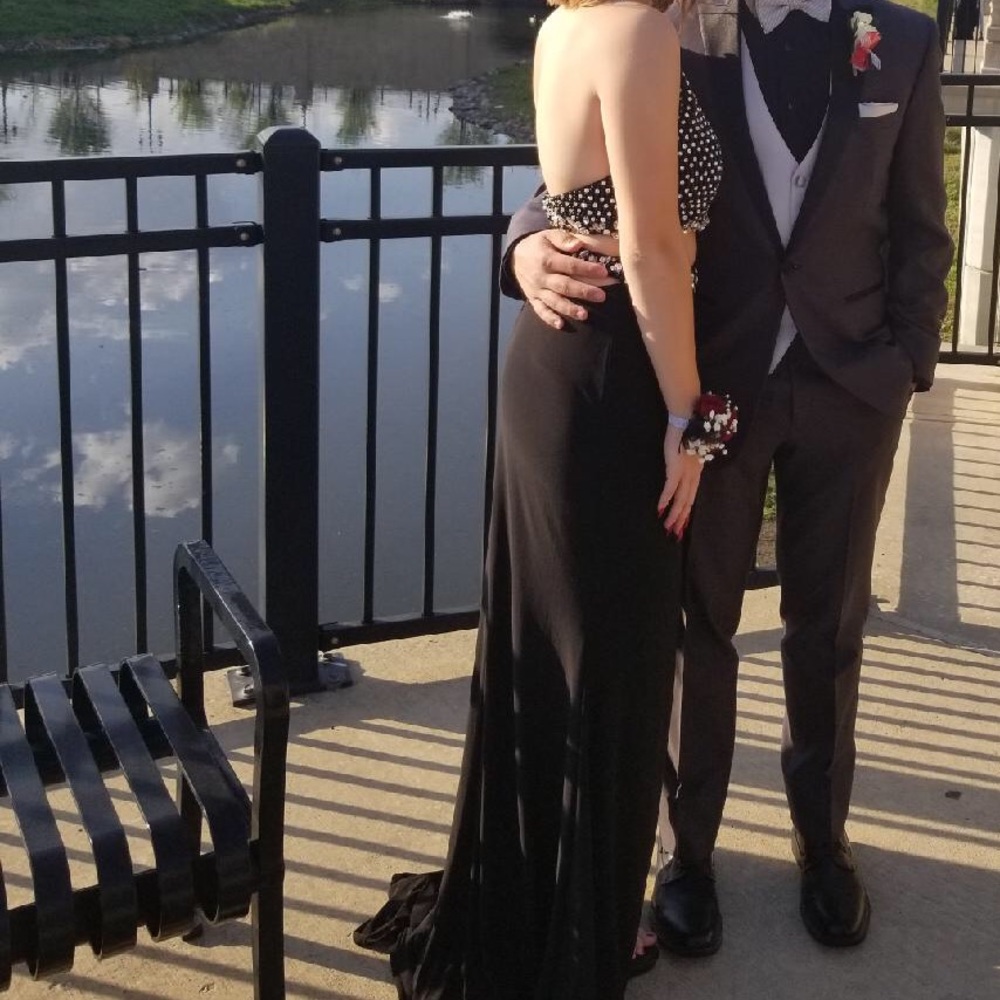 two piece joavni prom dress